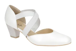 ara 12-33439 35 TOULOUSE Riemchen Pumps Wei? offwhite Hochzeitsschuhe