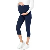 Be Mammy Umstandsleggings 3/4 Capri Umstandhose BE20-161 (1-tlg) aus Viskose