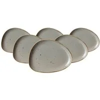 Ritzenhoff & Breker Speiseteller Taste Beilagenteller 20,5 x 16 cm 6er Set, (6 St)