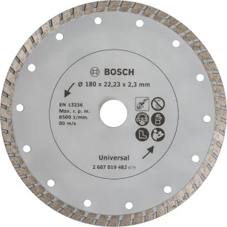 Bosch Diamanttrennscheibe Turbo, 180mm - 2607019482