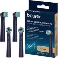 TB Bürstenköpfe Clean Eco Green Planet, Aufsteckbürste dunkelblau, 4er Pack