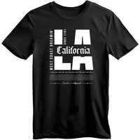 Banco T-Shirt Streetwear Herren - Los Angeles Rundhals