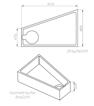 Neuesbad Wannenträger für Galatea SUNDOWN SN 150/100 U links 150x100 SW 16334