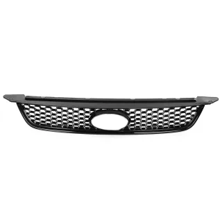 2pcs Front Lower Grille Bumper For Ford/Focus 2009-2015 Hatchback Sedan Front Grille Honeycomb Mesh Guard Protector Cove