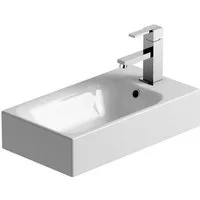 CHRIS BERGEN Waschbecken Jil, für das Gäste-Bad, kleines Becken aus Keramik