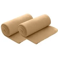 Wohndecke Polar-Fleece, wometo, OEKO-TEX®, 2 Fleecedecken mit Kettel-Rand & Anti-Pilling