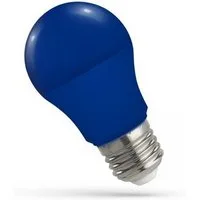 Spectrum LED-Leuchtmittel LED E27 A50 Farbig Bunt 4,9W Birnenform 270° Lichterkette Deko BLAU, E27, Blau