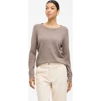 Vila Rundhalspullover VIRIL O-NECK L/S KNIT TOP - NOOS Viskosemischung, regular fit