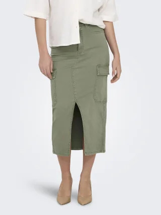 ONLY - ONLLOLA HW CARGO LONG SLIT SKIR PNT NOOS kalamata - Gr. - XS