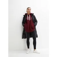 bonprix Jogginganzug, zweiteiliges Set, extra langes Sweatshirt, knöchelfreie Leggings