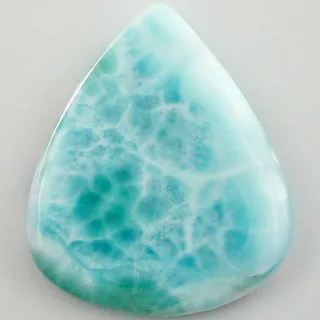 34,75 ct Larimar Edelstein – Natürlicher unbehandelter Heilstein aus der Karibik