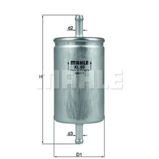 Mahle Kraftstofffilter Audi Citroen Fiat Seat Skoda VW