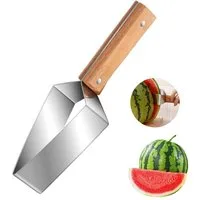 FOUORTUNATE-BEE Obstschneider Edelstahl Wassermelonen-Schneider für Sommerfrüchte, (multifunktionaler Obstschneider für Wassermelone und Honigmelone)