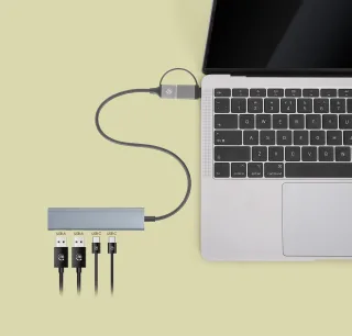 Manhattan 181075 | 181075 | USB 3.2 Gen 1 (3.1 Gen 1) Type-A + Type-C - USB 3.2 Gen 1 (3.1 Gen 1) Type-A
