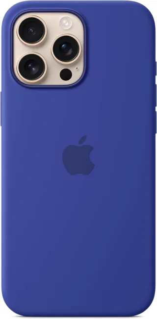 Apple Silikon Case mit MagSafe [für iPhone 16 Pro Max] ultramarin