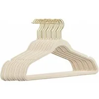 StickandShine Kleiderbügel Samt 100 Stück in verschiedenen Farben mit edlen Goldhaken im Set, (Spar-Set), Designbügel