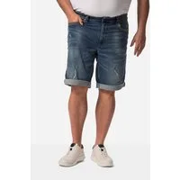 John F. Gee Jeansbermudas Jeans-Bermuda Kontraste 5-Pocket