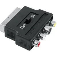 Hama Scart-Adapter Scart-Umstecker Audio Video TV-Adapter Scart zu Cinch Audio, Composite Video, S-Video
