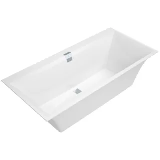 Villeroy & Boch Squaro Edge 12 Badewanne UBQ160SQE2DV01, 160 x 75 cm, Quaryl, weiss