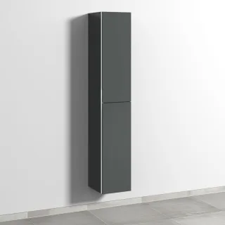 Sanipa 3way Hochschrank mit 2 Türen, Anthrazit-Matt BR09122