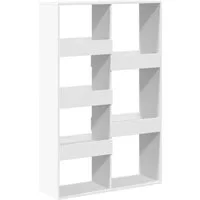 vidaXL Bücherregal Bücherregal Weiß 100x33x155,5 cm Holzwerkstoff, 1-tlg.