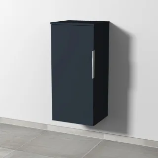 Sanipa 3way Mittelschrank mit 1 Tür, Marine-Matt, UP1221R UP1221R
