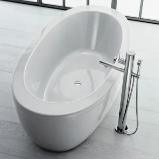 LAUFEN BadewanneIl Bagno Alessi One, 2030x1020x460, freistehend,weiß, 24197.0, 2419700000001 H2419700000001