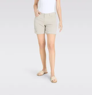 MAC - MAC JEANS - SHORTY, Fade out gabardine weiß - Gr. - 09