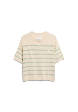 Armedangels - STRIPED LINEN BLEND SWEATER - Gr. - L