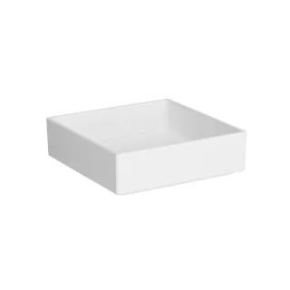 VitrA ArchiPlan Aufsatzschale quadratisch 40 x 40 x 12 cm freistehend ohne Hahnloch,7440B403-0016 7440B403-0016