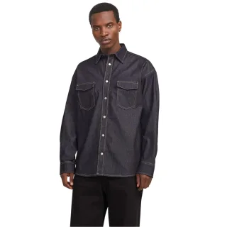 Jack And Jones - Hemd für Herren, Regulär (Dunkles Jeansblau)