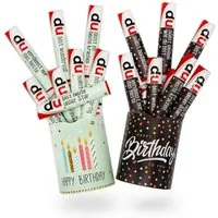 younikat Aufkleber Aufkleber-Set Happy Birthday Konfetti und Mint für Duplo I dv1366
