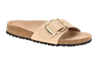 Birkenstock 1026496 Madrid Big Buckle Damen Pantoletten rose high-shine new b...