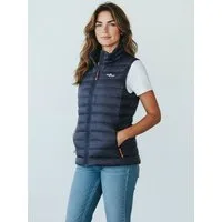 Blue Wave Steppweste Damen Weste Olivia gesteppt Stehkragen - Übergangsweste mit Packbeutel Leicht & Packable, 2-Wege-Reißverschluss, Reißverschlusstaschen