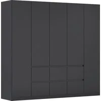 rauch Drehtürenschrank Schrank Garderobe MAINZ Breiten 91/136/181/226/271/315/360, Höhe 210cm (3 verschiedene Ausstattungen BASIC/CLASSIC/PREMIUM (inkl. SOFT-CLOSE) grifflose Front, Außentüren mit Push-to-Open Funktion MADE IN GERMANY