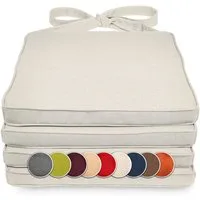 sunnypillow Stuhlkissen 4er Set Stuhlkissen 40 x 45 x 5cm