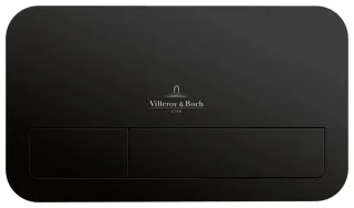 Villeroy & Boch ViConnect WC-Betätigungsplatte, 2-Mengen-Spülung, Black Matt 922490AN