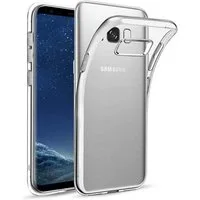 CoolGadget Handyhülle Silikon Handy Hülle Slim für Samsung Galaxy S8 5,8 Zoll, dünne TPU Schutzhülle Case in transparent / durchsichtig