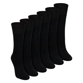 6er-Pack Damen Bambus Socken ohne Elastik, weich, atmungsaktiv, für jeden Tag bequem