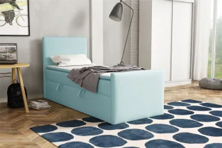 Boxspringbett Schlafzimmerbett NICOLO 100x200cm in div. Farbvarianten