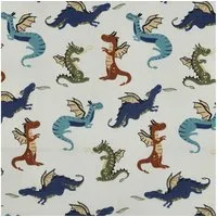 MAGAM-Stoffe Stoff "Drachen", Kinder Baumwollstoff OEKO-TEX Meterware ab 50cm