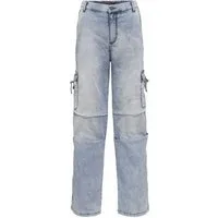 Cipo & Baxx Relax-fit-Jeans WD544 Baggy leichte Sommerjeans