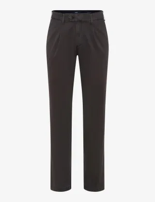Eurex Herren Bundfaltenhose Style LUIS GRAPHITE, dunkelgrau, Gr. 60