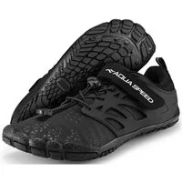 Aqua Speed Taipan Aqua Sneaker Gr. 45 – Schwarz + Handtuch inklusive Wasserschuh (Robuste Wasserschuhe für Bewegung – flexibel & strapazierfähig) Sicher & bequem – Der perfekte Begleiter für sommerliche Abenteuer