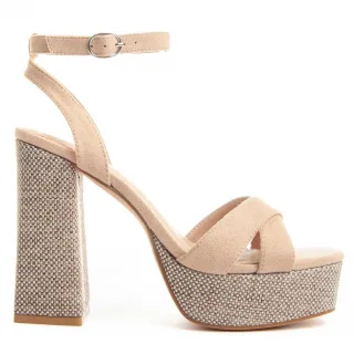 Montevita Absatzsandale Festsand8 in Beige