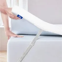 Esun, Topper Topper, Gel Matratzen Topper H3/H4 aus 7,5 cm Höhe Memory Foam Gewebe, 7.5 cm hoch, (Set, Geeignet für Seiten-, Rücken- und Bauchschläfer), Bequeme Matratzentopper für Boxspringbett und Unbequemem Betten