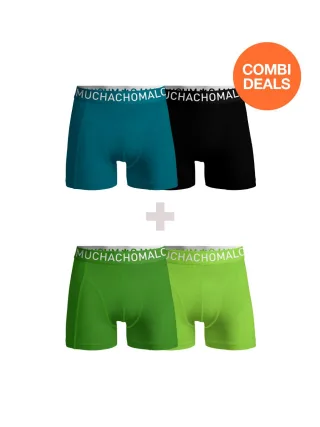 Muchachomalo Herren Boxershorts – 2+2 Stück – Herren Unterhosen