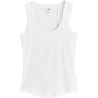 Next Trägertop Geripptes Premium Tanktop mit U-Ausschnitt (1-tlg)