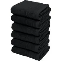 OTTO home Handtücher Sanremo Premium, Premium Handtücher, 600 gr/m², 40x70cm, Frottier (Set, 6-St), mit Bordüre, flauschig und weich, Händehandtücher, 5 Jahre Garantie