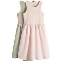 The Set T-Shirt The Set Kleid aus Jersey-Gewebemix, 2er-Pack (2-tlg)